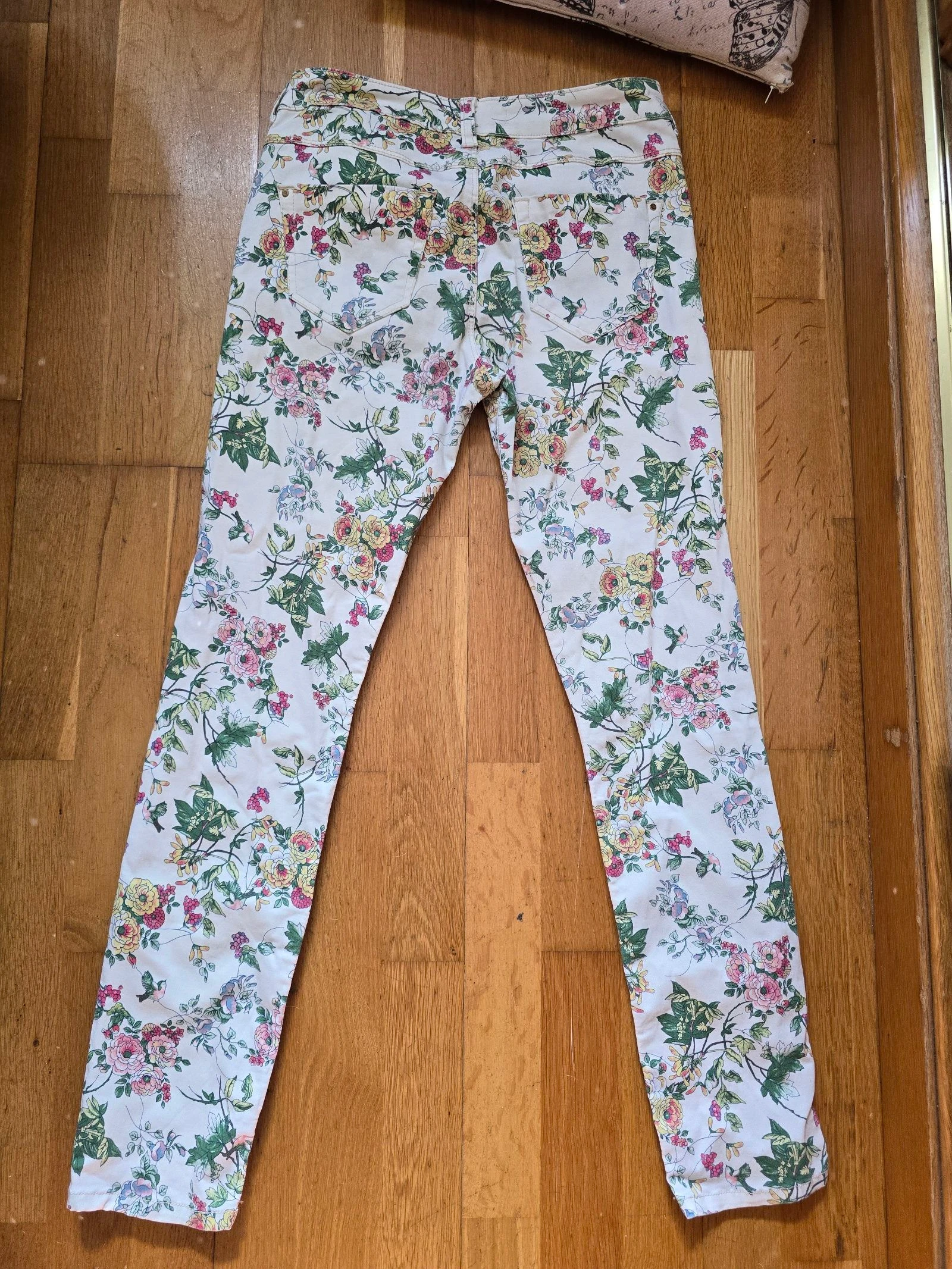 Calças de ganga florais de Zara-tamanho M – photo 2